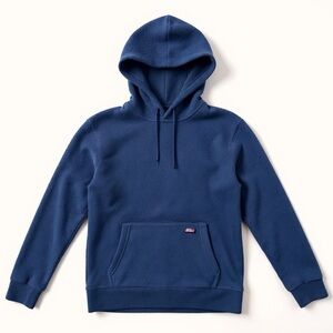 Dickies Fleece Hoodie Workwear Pullover Outdoor Streetwear Lounge Navy Blue S